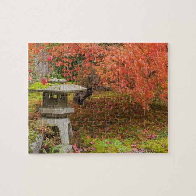 Quebra-cabeça WA, Seattle, Arboreto do Parque Washington, Japonê (Horizontal)