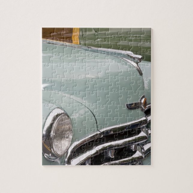 Quebra-cabeça WA, Seattle, automóvel americano clássico. 3 (Vertical)