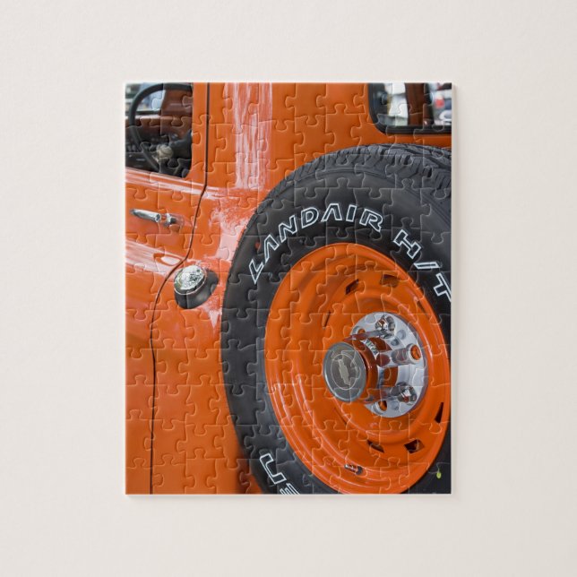 Quebra-cabeça WA, Seattle, Caminhonete clássica. (Vertical)