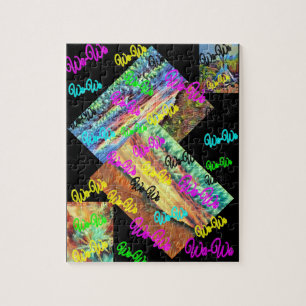 Quebra-cabeça Wa-Wo Wave NFT Art Collection CLOUDY CLOUDS 23/30