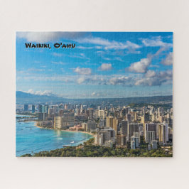 Quebra-cabeça Waikiki City & Beach do Diamond Head