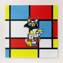 Walter se encontra num Piet Mondrian