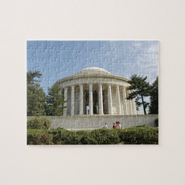 Quebra-cabeça Washington, DC. Memorial Thomas Jefferson (Horizontal)
