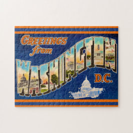 Quebra-cabeça Washington DC Postcard Jigsaw Puzzle