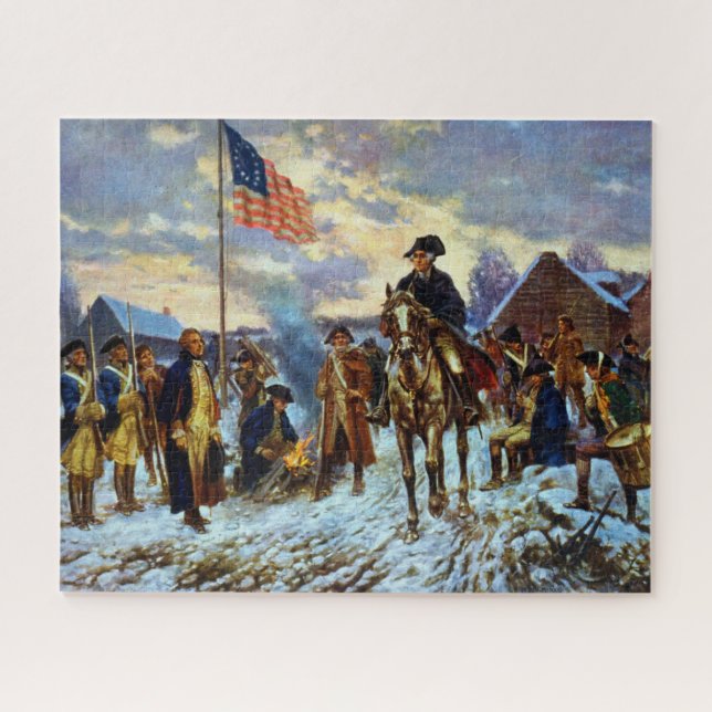 Quebra-cabeça Washington no Vale Forge (Horizontal)
