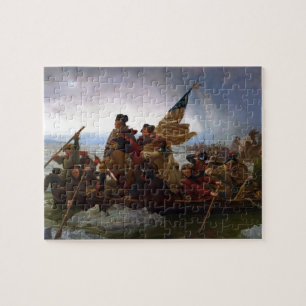 Quebra-cabeça Washington que cruza o Delaware por Emanuel Leutze
