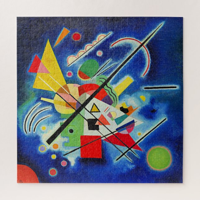 Quebra-cabeça Wassily Kandinsky - Pintura Azul, (Vertical)