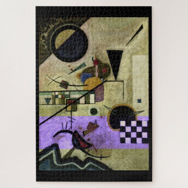 Quebra-cabeça Wassily Kandinsky, Sons Contrários, 1924 (Vertical)