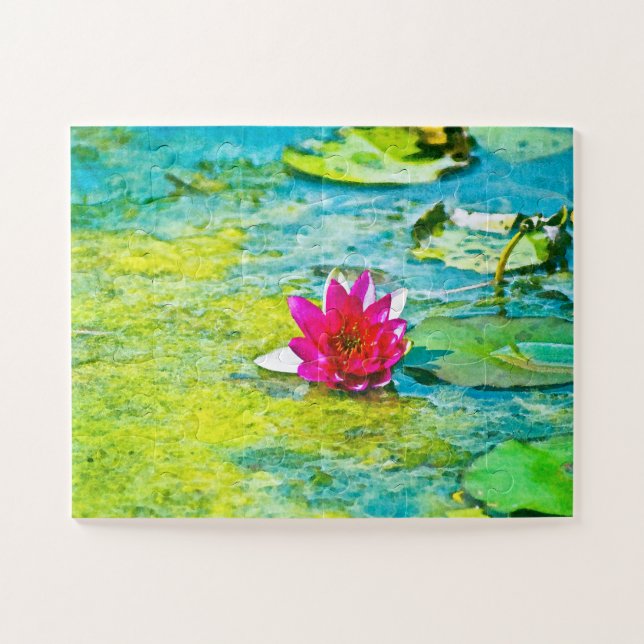 Quebra-cabeça Water Lily Lilypad (Horizontal)