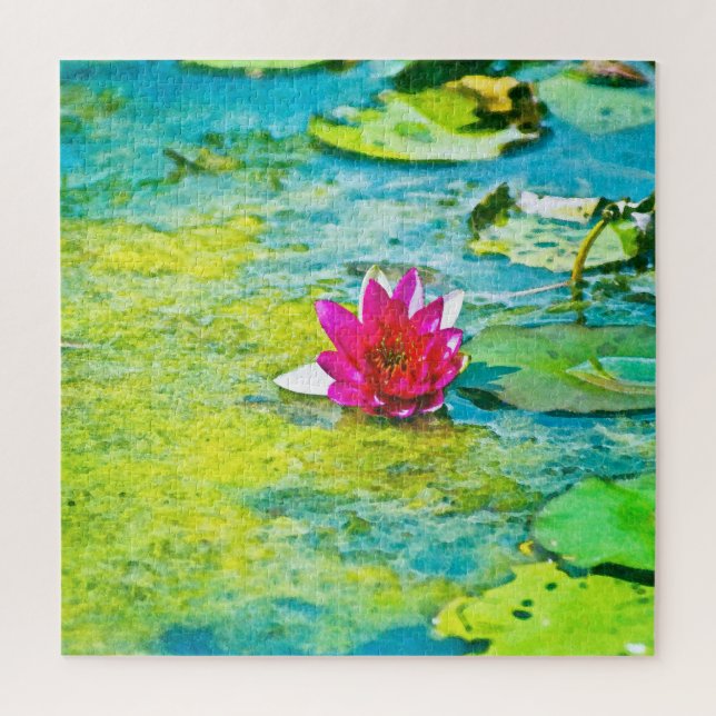 Quebra-cabeça Water Lily Lilypad (Vertical)