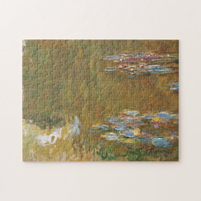 Quebra-cabeça Water Lily Pond por Claude Monet (Horizontal)