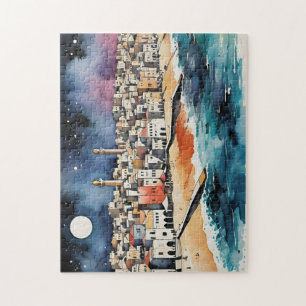 Quebra-cabeça Watercolor Gaza 2