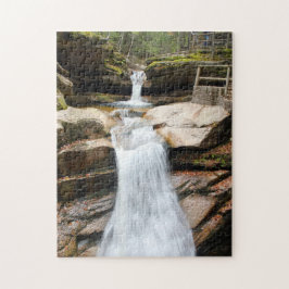 Quebra-cabeça Waterfall Sabbaday White Mountain Photo