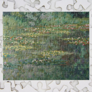 Quebra-cabeça Waterlily Pond, por Claude Monet, Vintage Fine Art