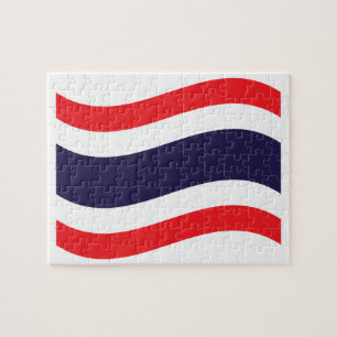 Quebra-cabeça Wave de Bandeira Tailandesa