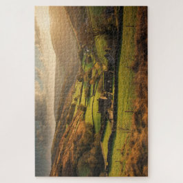 Quebra-cabeça Welsh Countryside Village Jigsaw Puzzle