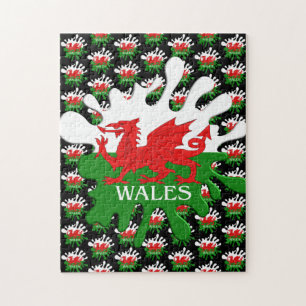 Quebra-cabeça Welsh Cymru Flag