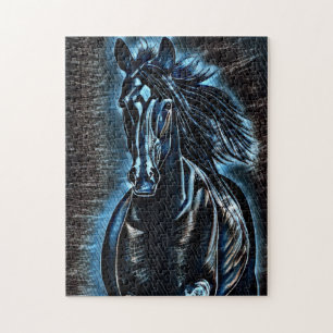 Quebra-cabeça Western Beaud Wild Mustang Blue Tones