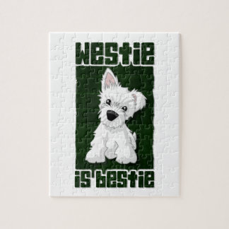 Quebra-cabeça Westie é Bestie