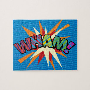 Quebra-cabeça WHAM Diversão Retro Quadrinho Pop Art