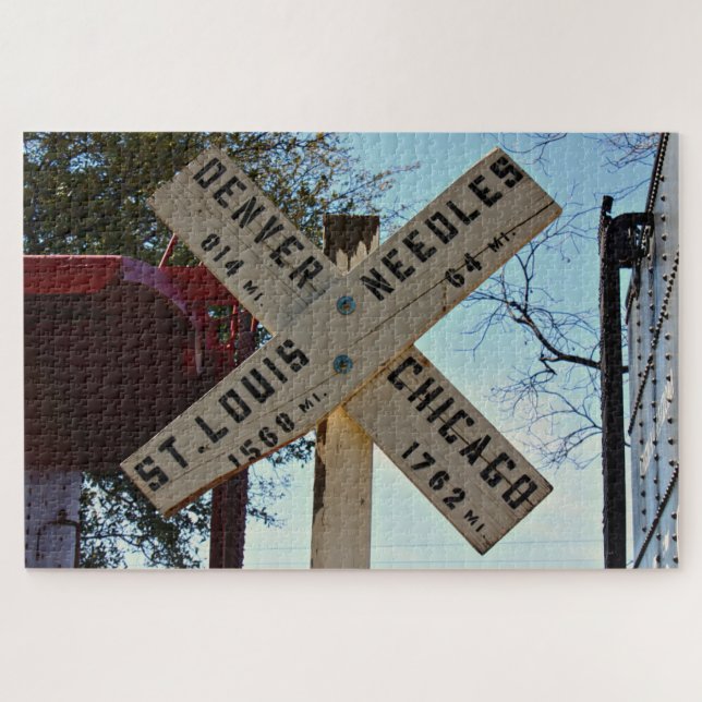 Quebra-cabeça Where the Tracks Lead (Horizontal)