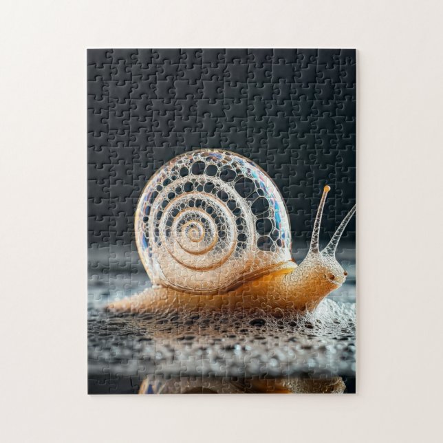 Quebra-cabeça Whimsical Bubbly Snail (Vertical)