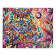 Quebra-cabeça Whimsical Owl