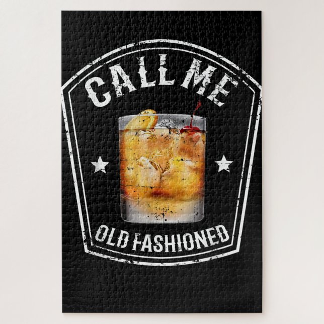 Quebra-cabeça Whiskey me chama de velho moído (Vertical)