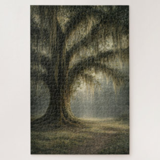 Quebra-cabeça Whispering Oak | Moody Southern Landscape | Puzzle