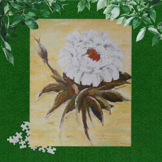Quebra-cabeça White Peony (Criador carregado)