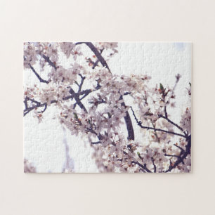 Quebra-cabeça White Plum Blossom Spring Tree Nature Photography