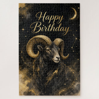 Quebra-cabeça Widder Happy Birthday Sternzeichen Design