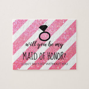 Quebra-cabeça Will You Be My Bridesmaid MOH Puzzle - Your Ring