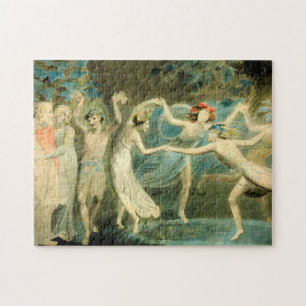 Quebra-cabeça William Blake Oberon, Titania e Puck com Fairie