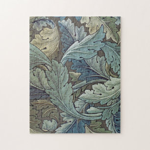 Quebra-cabeça William Morris Acanthus Sage Flower Floral Botânic