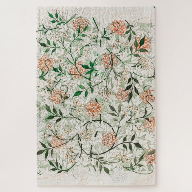 Quebra-cabeça William Morris - Arte do Padrão Jasmine (Vertical)