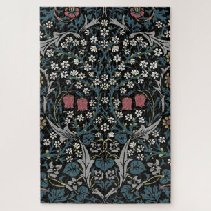 Quebra-cabeça William Morris Blackthorn Floral Art Nouveau Mão-