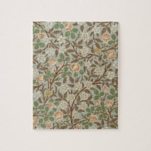 Quebra-cabeça William Morris Clover Flower Art Pattern