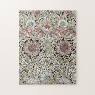 Quebra-cabeça William Morris Corncockle wallpaper floral
