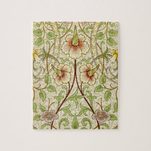 Quebra-cabeça William Morris Daffodil Classic Flower Wallpaper