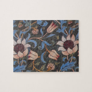 Quebra-cabeça William Morris Evenlode Textile Floral Art