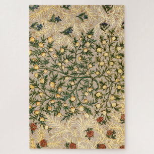 Quebra-cabeça William Morris Floral Fruta Jardim Flor Clássico