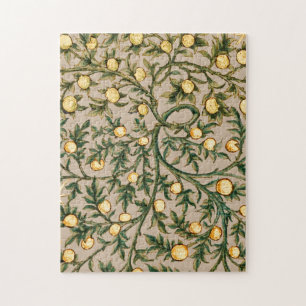 Quebra-cabeça William Morris Floral Jardim de Frutas Flor Clássi
