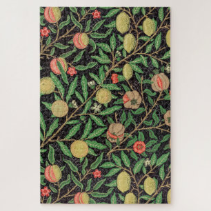 Quebra-cabeça William Morris Fruta Pomegranate Padrão Floral