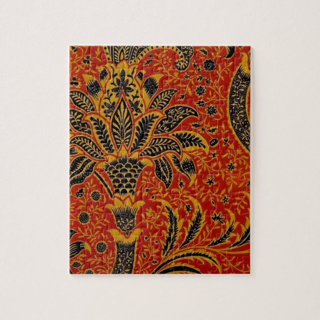 Quebra-cabeça William Morris India Red Floral (Vertical)