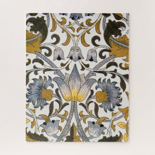 Quebra-cabeça william morris lodden floral têxtil