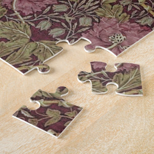 Quebra-cabeça William Morris, madressilva, floral. teste padrão