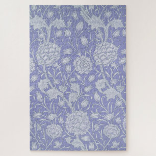 Quebra-cabeça William Morris - Padrão Floral Roxo das Tulipas S