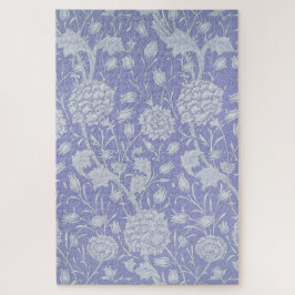 Quebra-cabeça William Morris - Padrão Floral Roxo das Tulipas Se