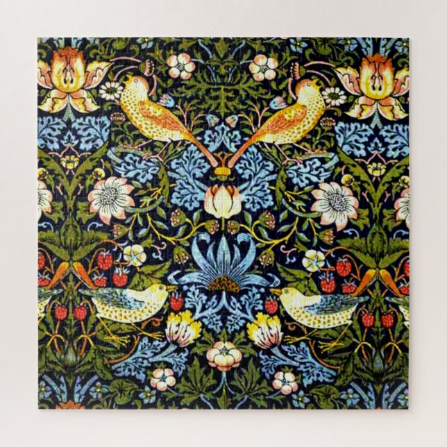 Quebra-cabeça William Morris, Strawberry Thief, (Vertical)